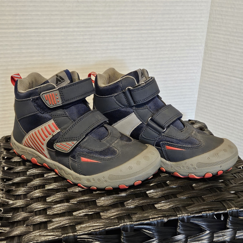 Mishansha Kids High-Top Sneakers - Navy and Gray